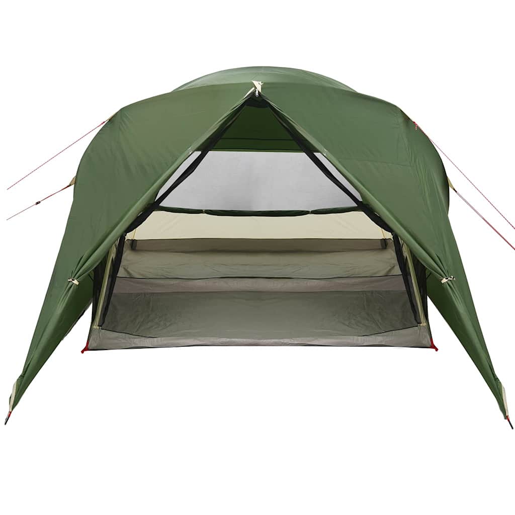 Dome Tent 4-Person with Roof Green 455 x 252 x 178 cm