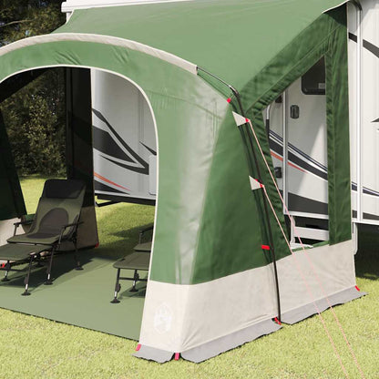 Caravan Tent 3-Person with Roof Green 252 x 245 x 245 cm