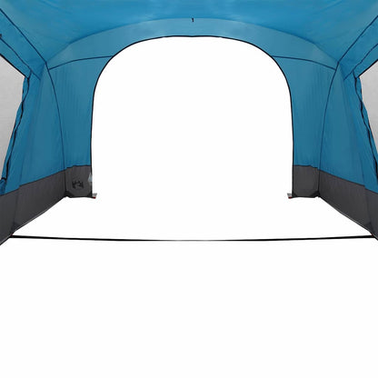 Caravan Tent 3-Person with Roof Blue 252 x 245 x 245 cm