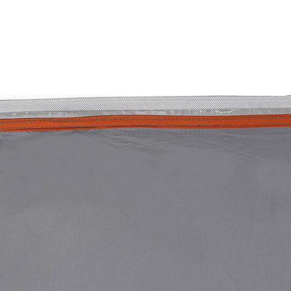 Caravan Tent 3-Person Grey and Orange 252 x 245 x 245 cm