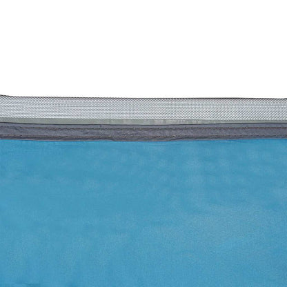 Caravan Tent 5-Person with Roof Blue 410 x 275 x 245 cm