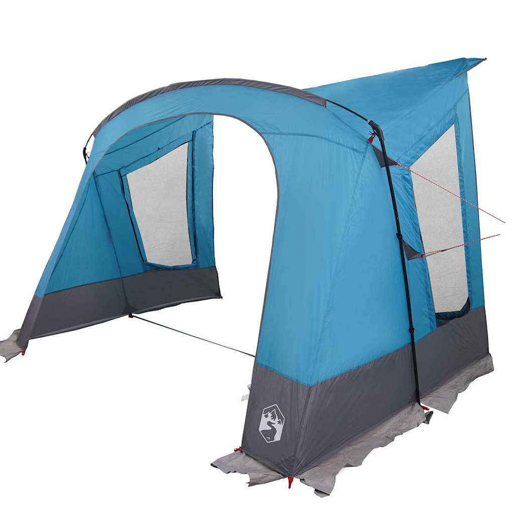 Caravan Tent 5-Person with Roof Blue 410 x 275 x 245 cm