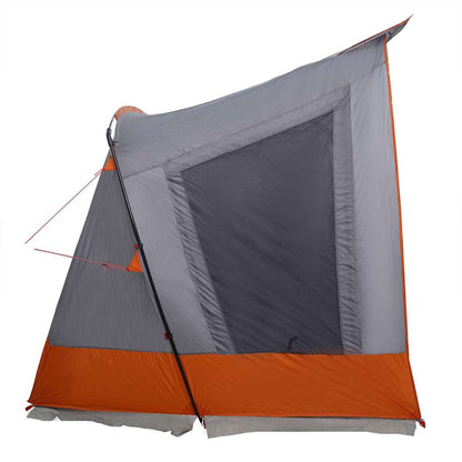 Caravan Tent 5-Person Grey and Orange 410 x 275 x 245 cm