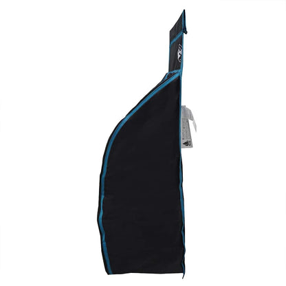 Hanging Tent Organizer 10 Pockets Black 40.5 x 25 x 80 cm