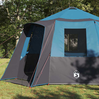 Cabin Tent with Roof Blue and Grey 405 x 405 x 273 cm