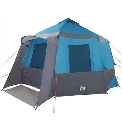Cabin Tent with Roof Blue and Grey 405 x 405 x 273 cm