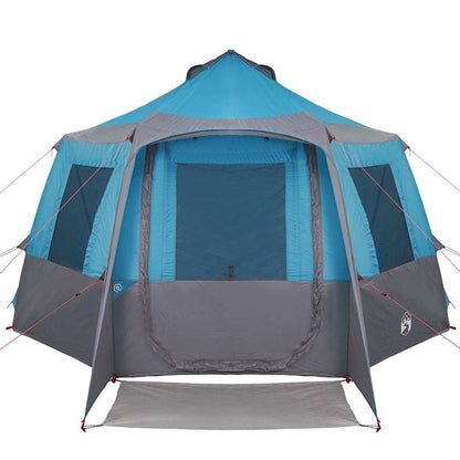 Cabin Tent with Roof Blue and Grey 405 x 405 x 273 cm