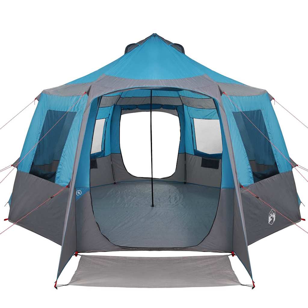 Cabin Tent with Roof Blue and Grey 405 x 405 x 273 cm