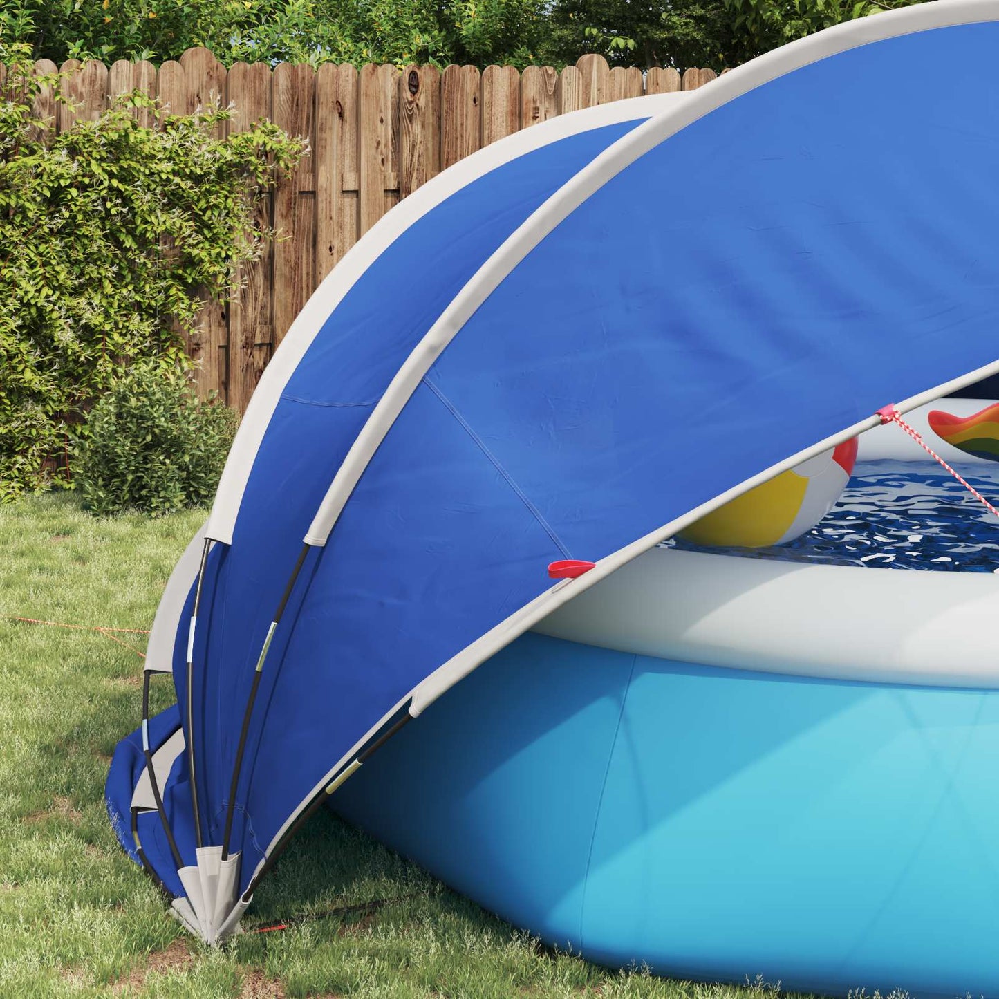 Pool Dome 405 x 405 x 192 cm 185T polyester with PU coating
