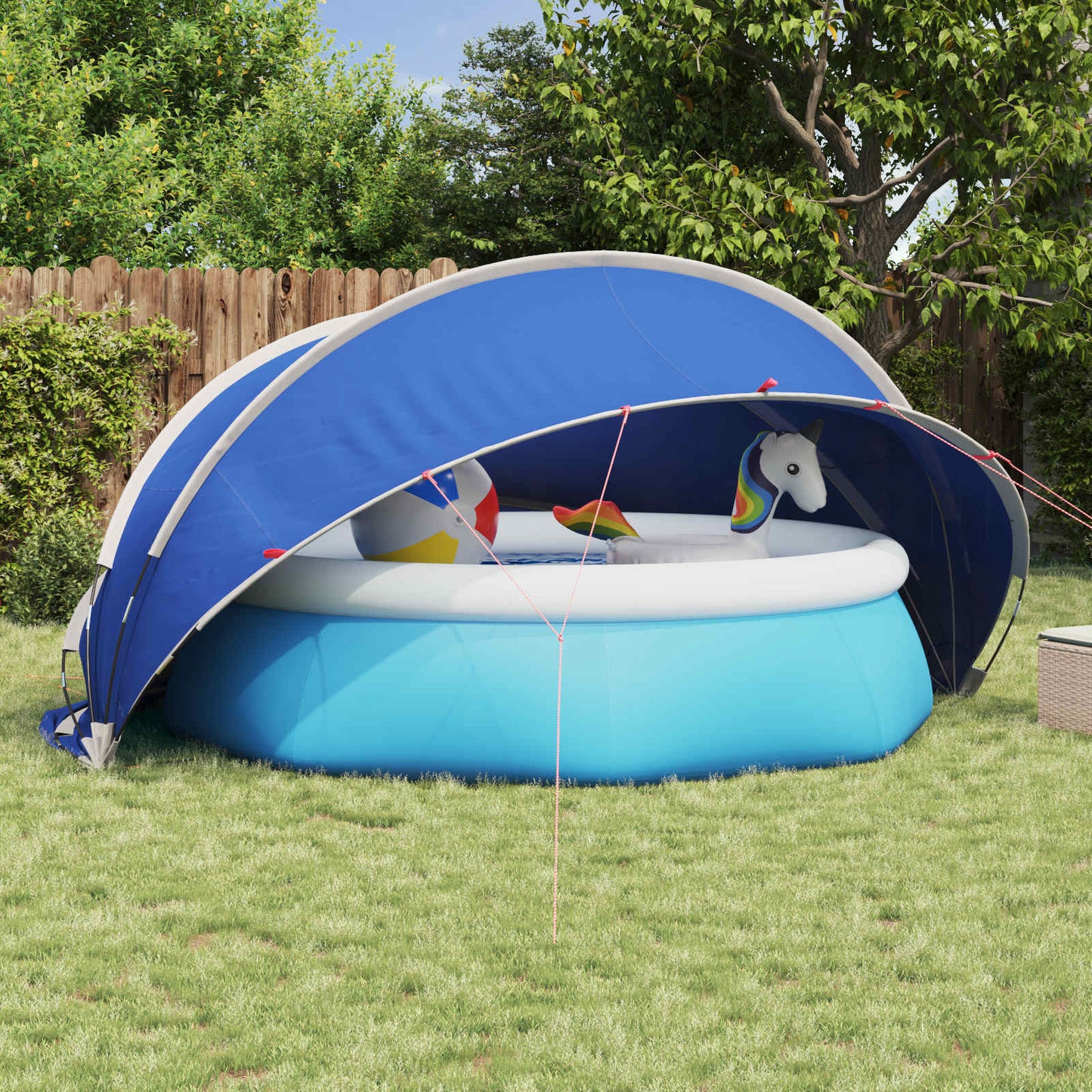 Pool Dome 405 x 405 x 192 cm 185T polyester with PU coating
