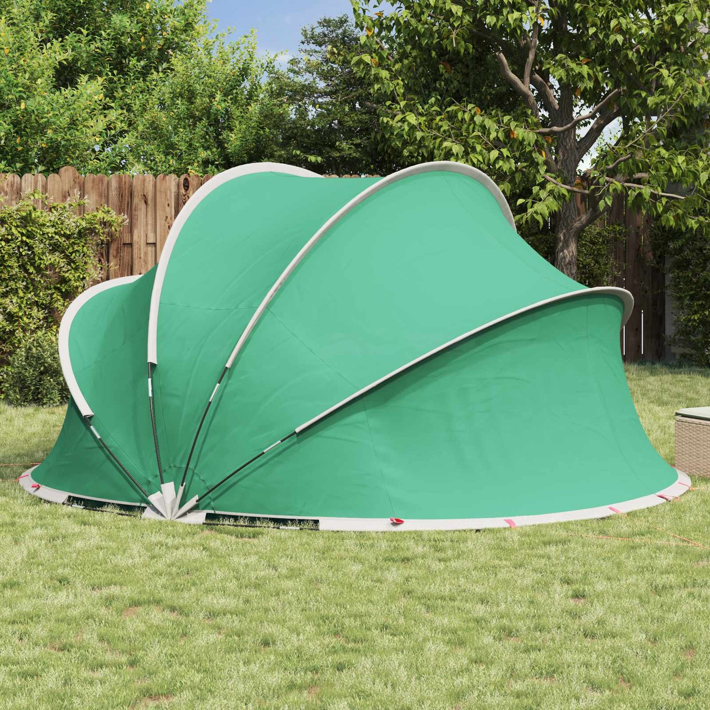 Pool Dome Folding Manual Blue 405 x 405 x 192 cm