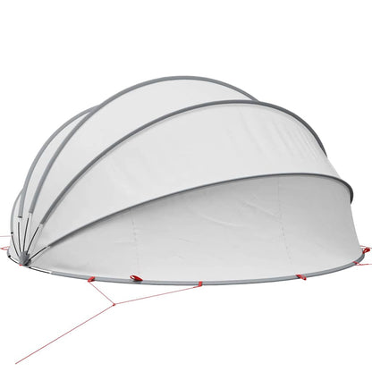 Pool Dome Folding Manual Grey and Orange 430 x 430 x 210 cm