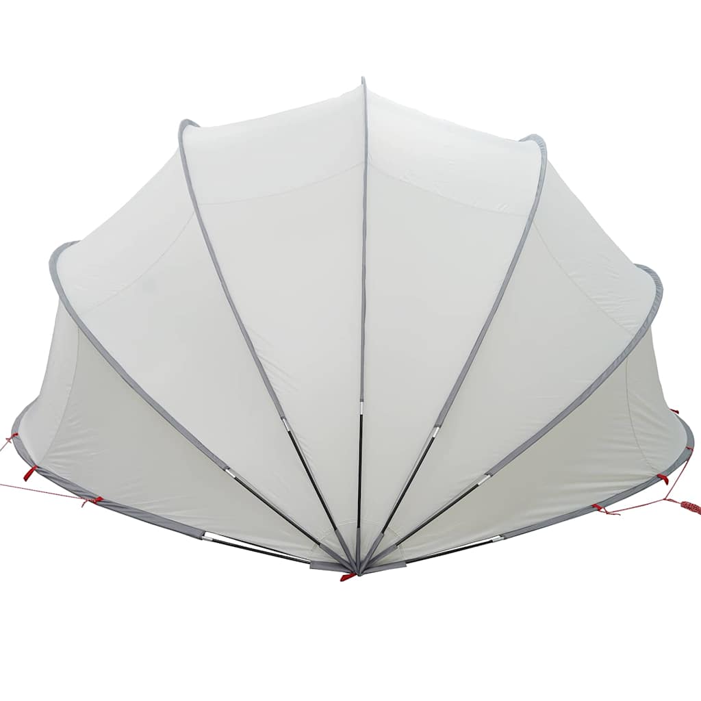 Pool Dome Folding Manual Grey and Orange 430 x 430 x 210 cm