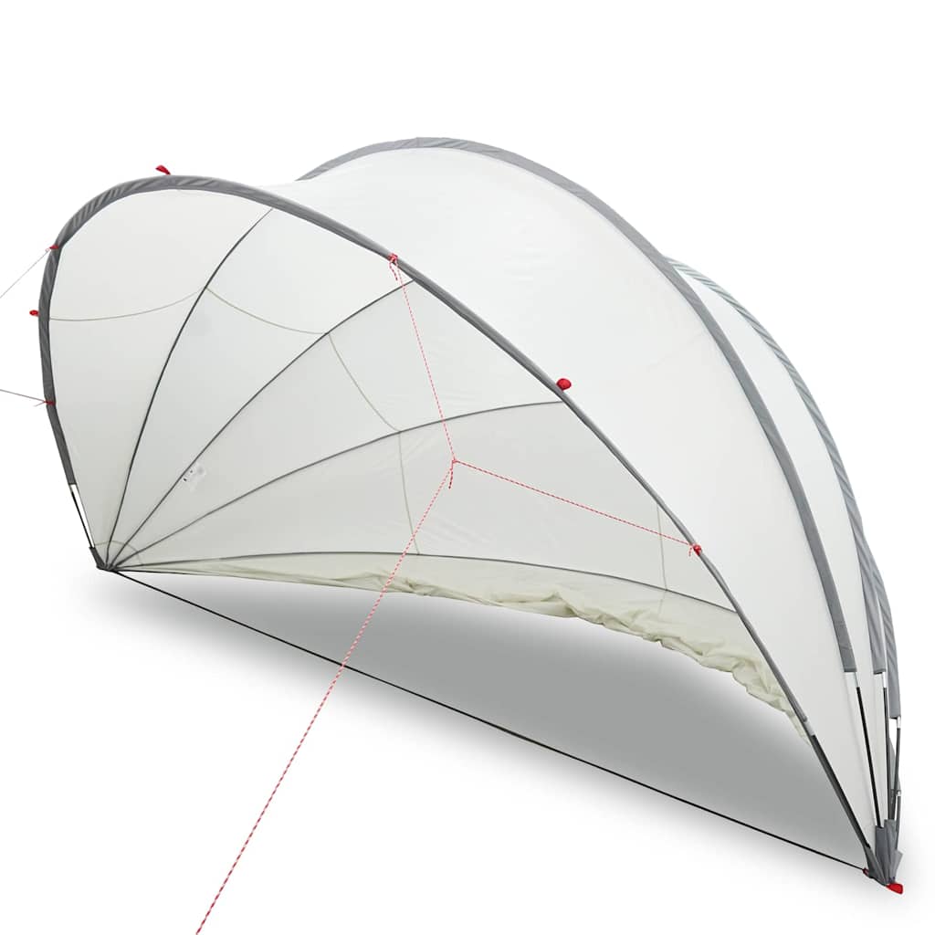 Pool Dome Folding Manual Grey and Orange 430 x 430 x 210 cm