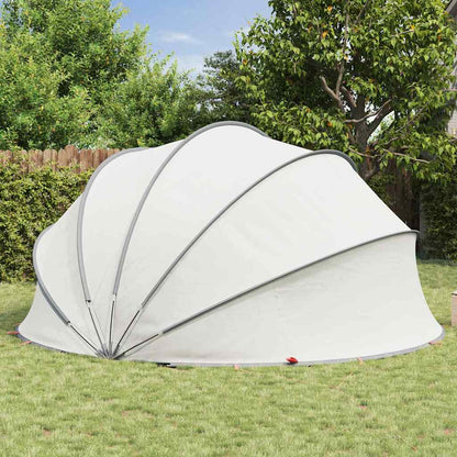 Pool Dome Folding Manual Grey and Orange 472 x 460 x 229 cm