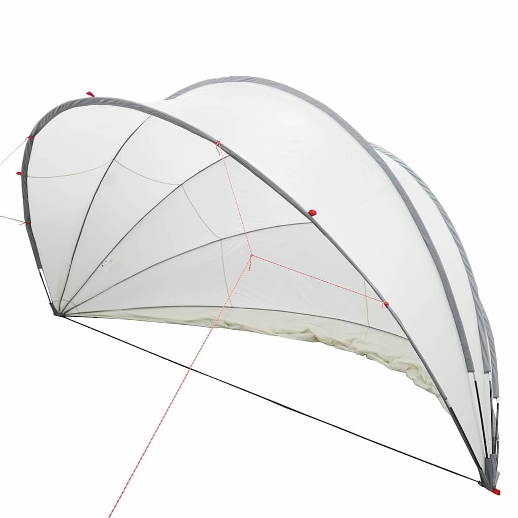 Pool Dome Folding Manual Grey and Orange 472 x 460 x 229 cm