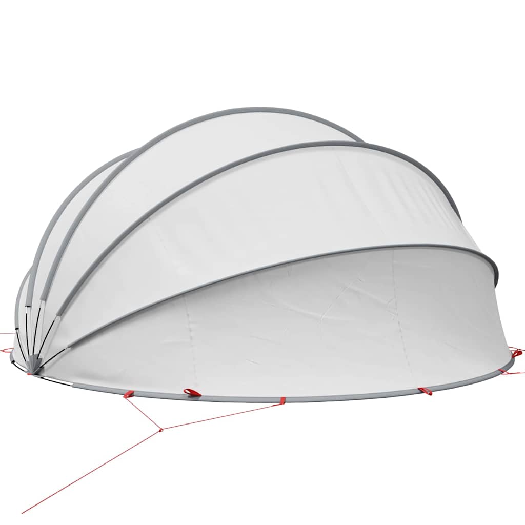 Pool Dome Folding Manual Grey and Orange 472 x 460 x 229 cm