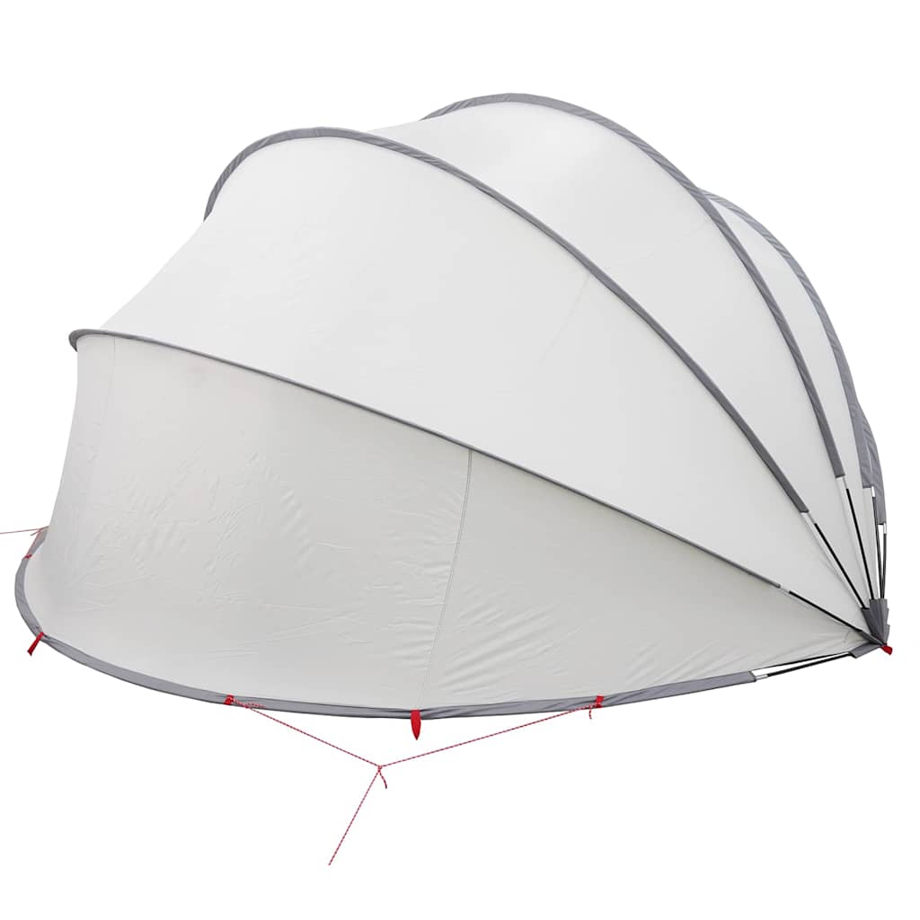 Pool Dome Folding Manual Grey and Orange 472 x 460 x 229 cm