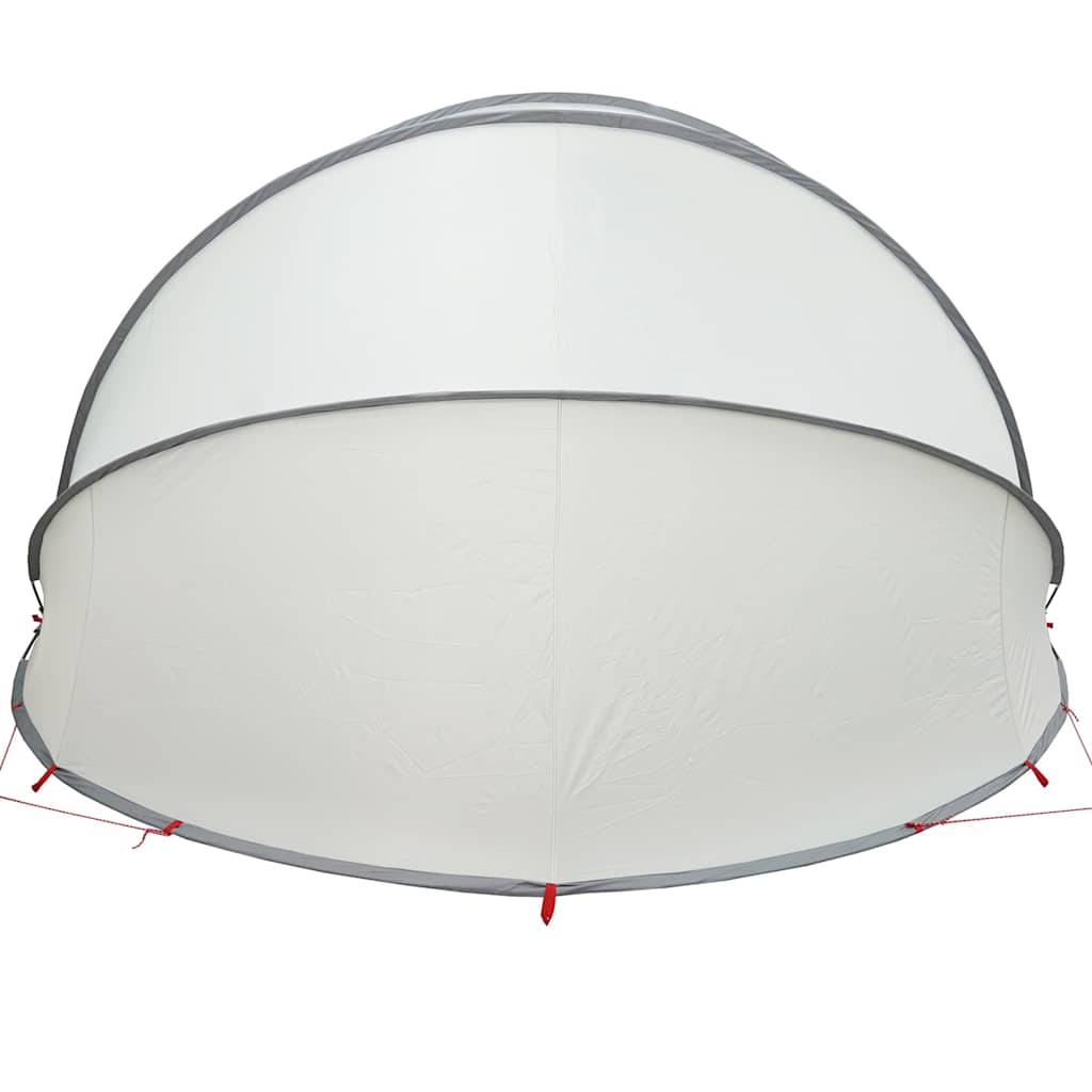 Pool Dome Folding Manual Grey and Orange 472 x 460 x 229 cm