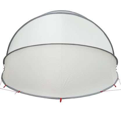 Pool Dome Folding Manual Grey and Orange 472 x 460 x 229 cm