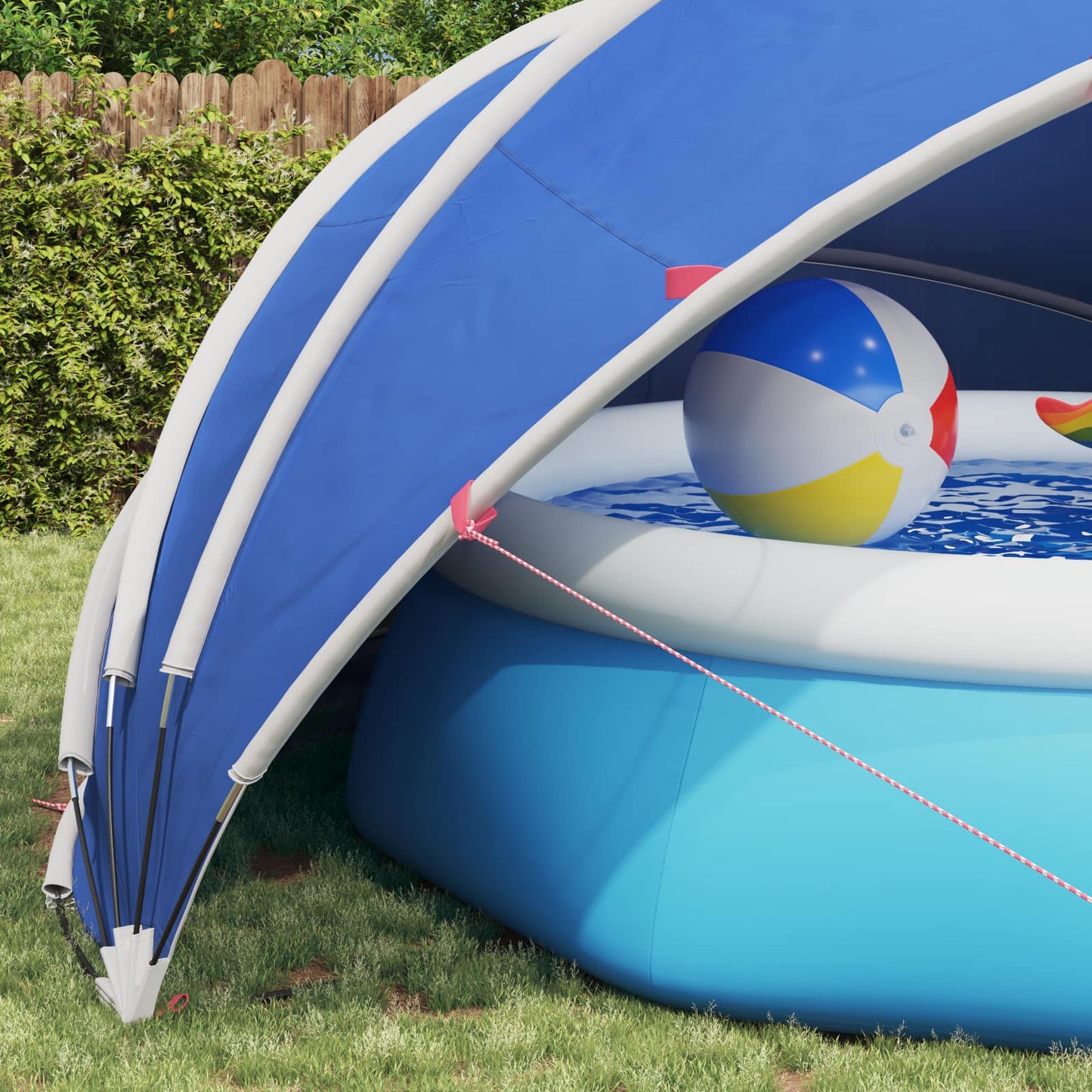 Pool Dome 500 x 500 x 236 cm 185T polyester with PU coating