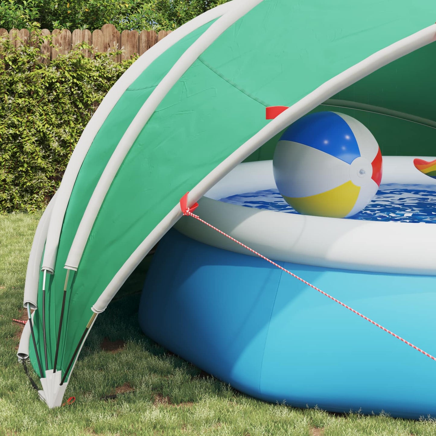 Pool Dome 500 x 500 x 236 cm 185T polyester with PU coating