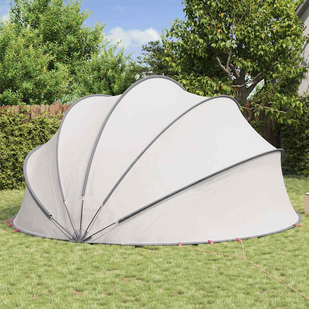 Pool Dome Folding Manual Grey and Orange 546 x 516 x 250 cm