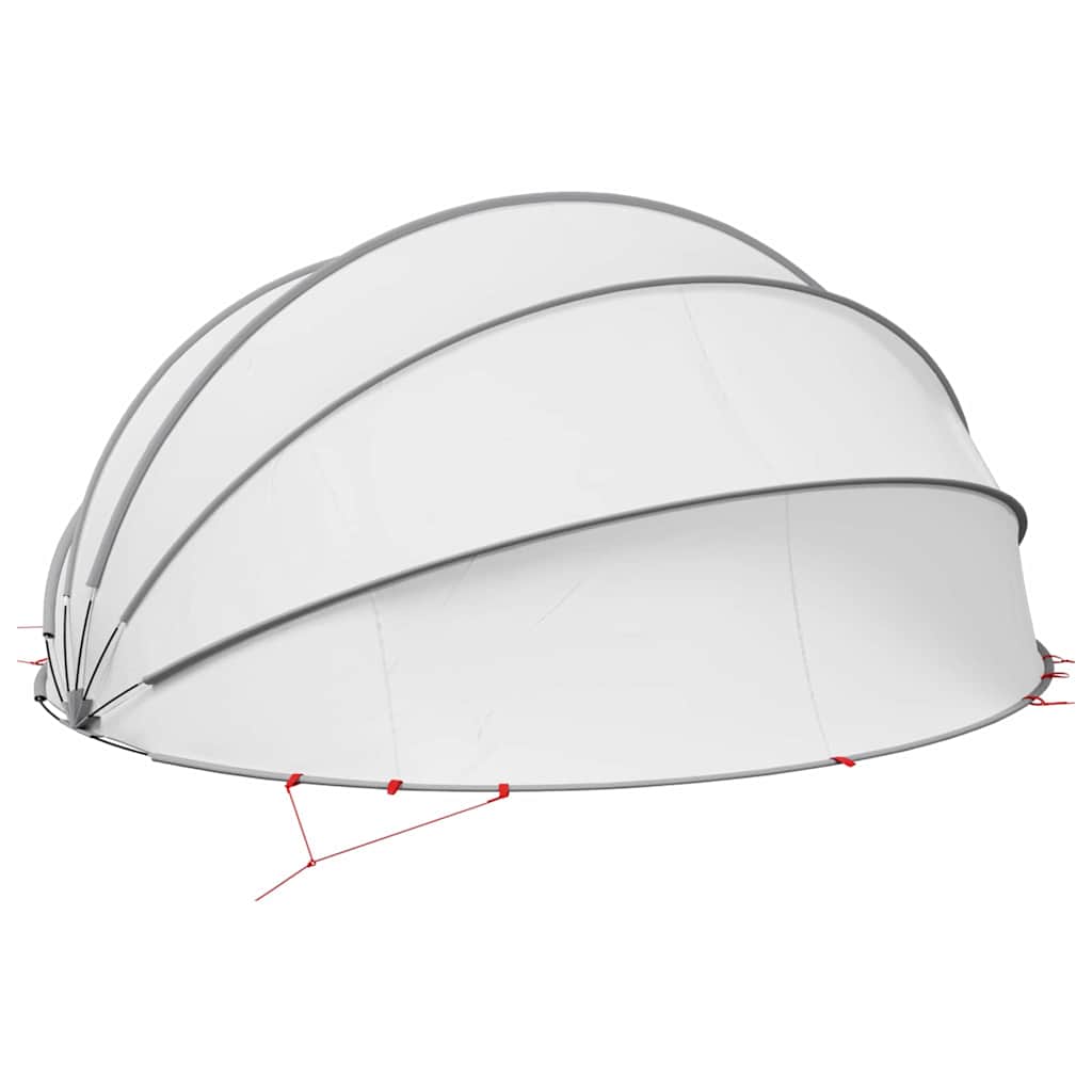 Pool Dome Folding Manual Grey and Orange 546 x 516 x 250 cm