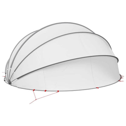 Pool Dome Folding Manual Grey and Orange 546 x 516 x 250 cm