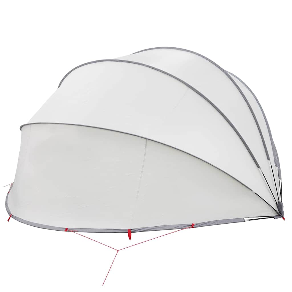 Pool Dome Folding Manual Grey and Orange 546 x 516 x 250 cm