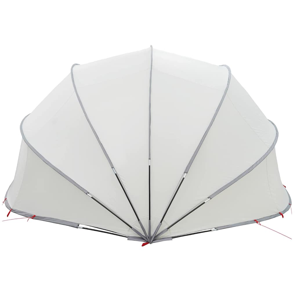 Pool Dome Folding Manual Grey and Orange 546 x 516 x 250 cm