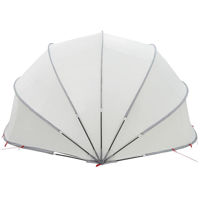 Pool Dome Folding Manual Grey and Orange 546 x 516 x 250 cm
