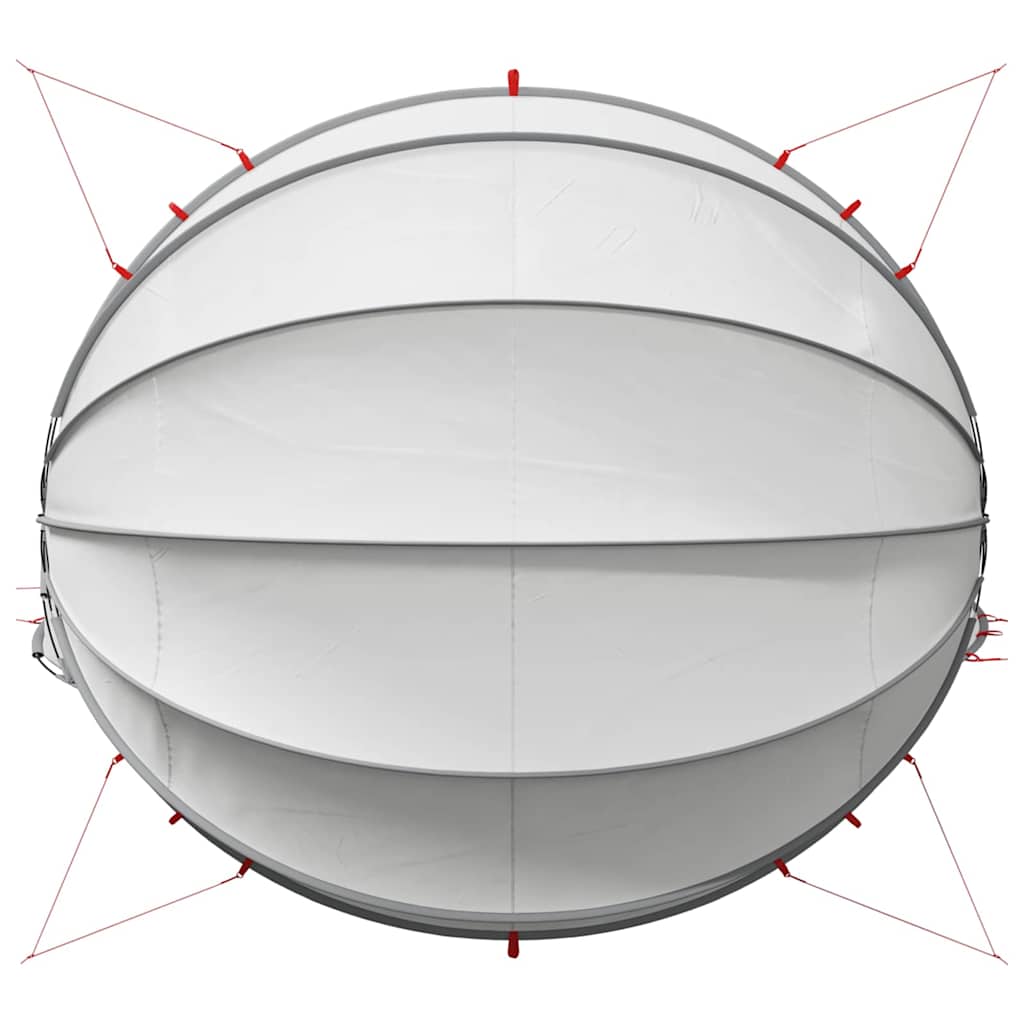Pool Dome Folding Manual Grey and Orange 546 x 516 x 250 cm