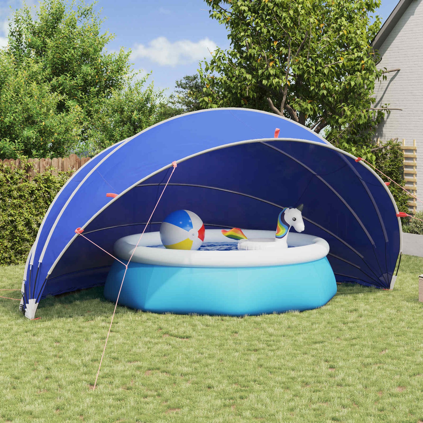 Pool Dome 592 x 590 x 275 cm 185T polyester with PU coating