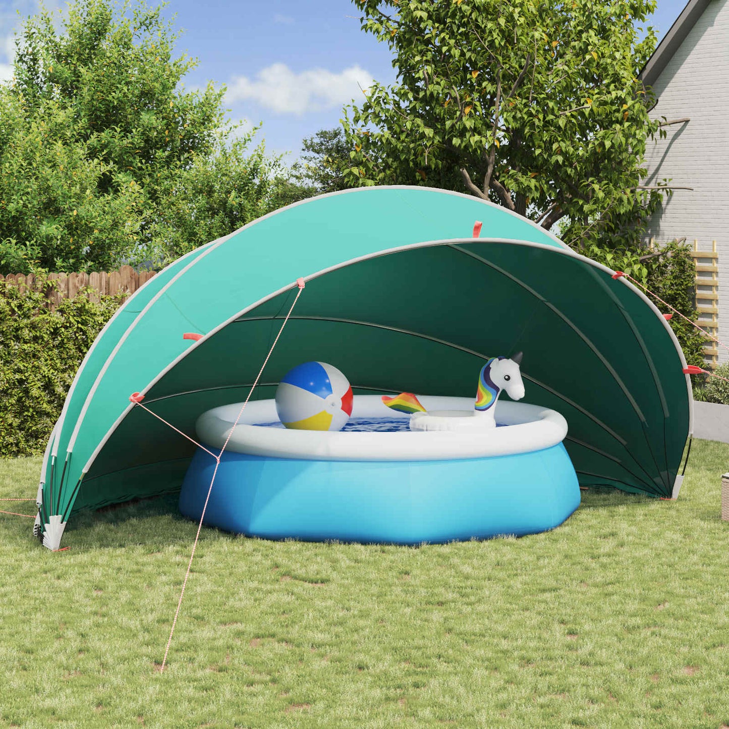 Pool Dome 592 x 590 x 275 cm 185T polyester with PU coating