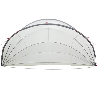 Pool Dome Folding Manual Grey and Orange 592 x 590 x 275 cm