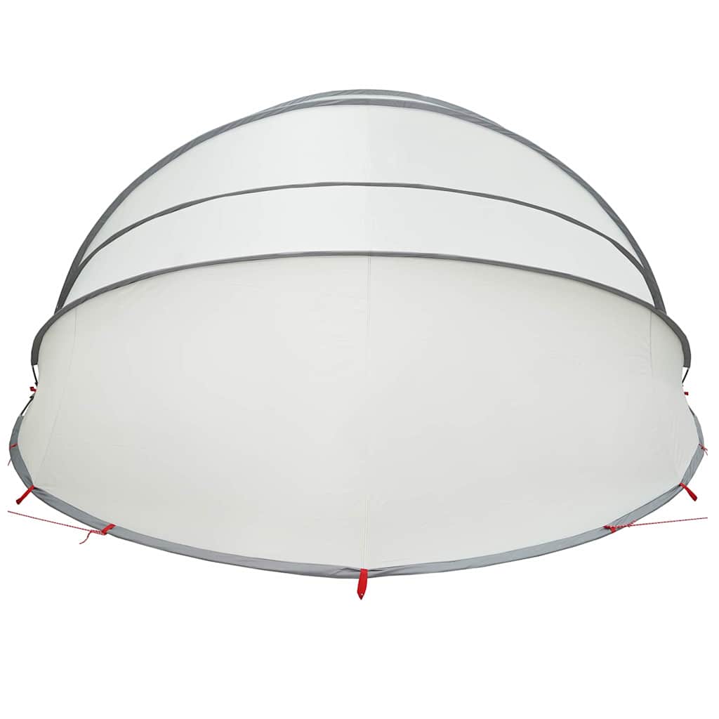 Pool Dome Folding Manual Grey and Orange 592 x 590 x 275 cm