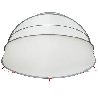 Pool Dome Folding Manual Grey and Orange 592 x 590 x 275 cm