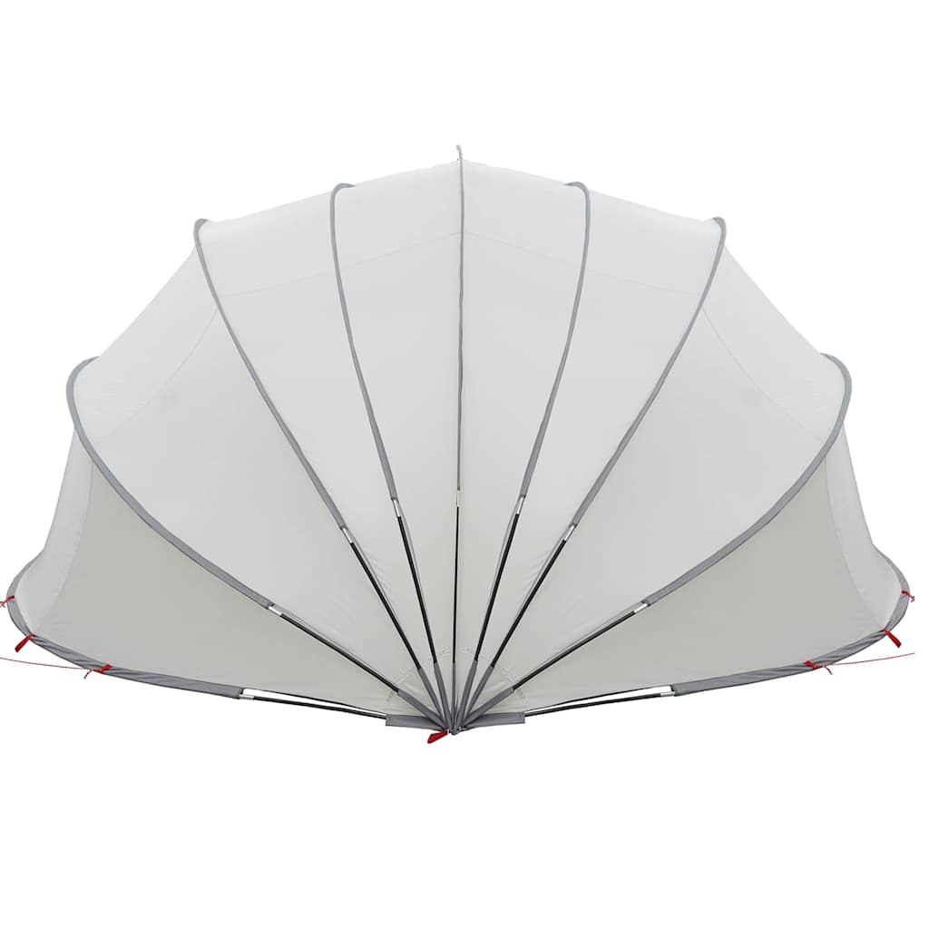 Pool Dome Folding Manual Grey and Orange 592 x 590 x 275 cm