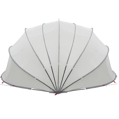 Pool Dome Folding Manual Grey and Orange 592 x 590 x 275 cm