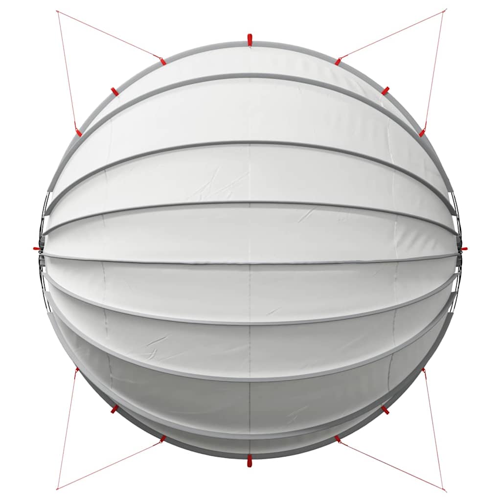 Pool Dome Folding Manual Grey and Orange 592 x 590 x 275 cm