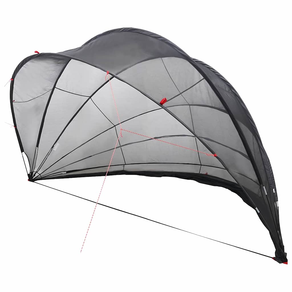 Pool Dome Folding Manual Black 592 x 590 x 275 cm