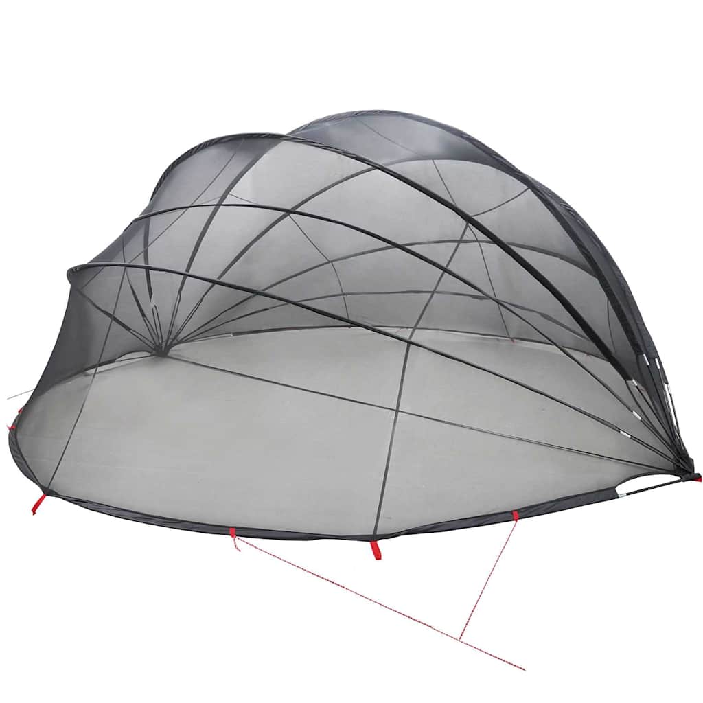 Pool Dome Folding Manual Black 592 x 590 x 275 cm