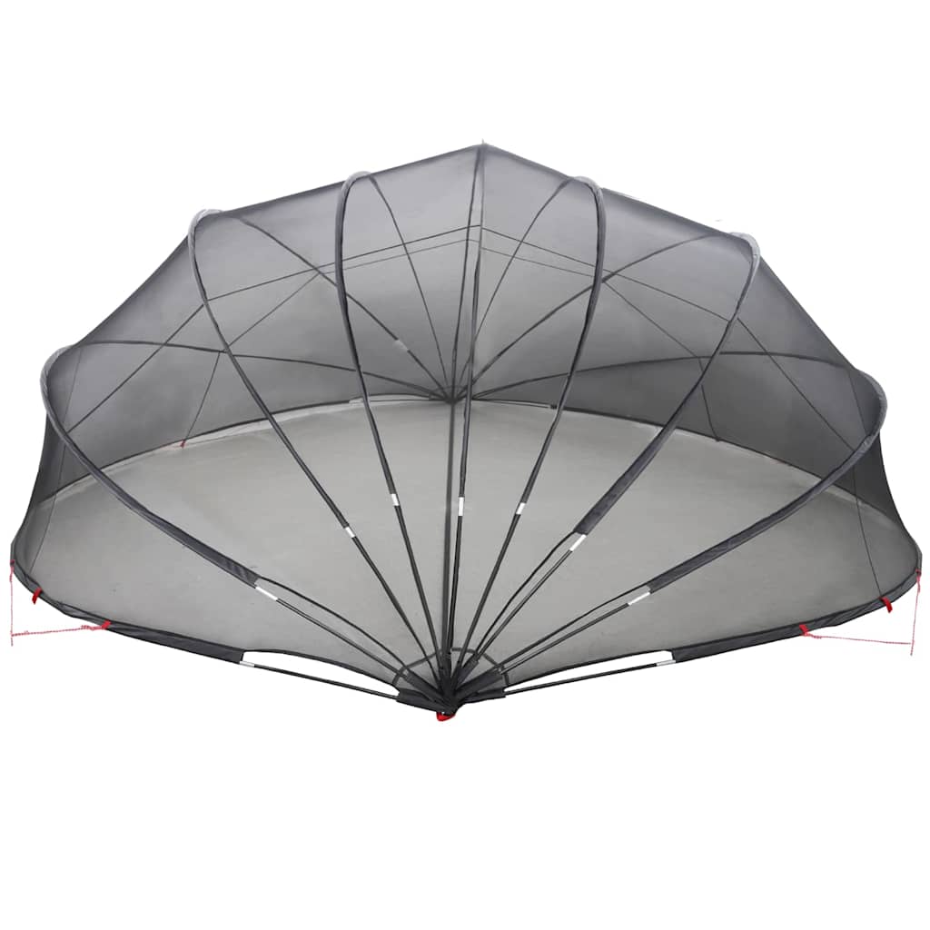 Pool Dome Folding Manual Black 592 x 590 x 275 cm