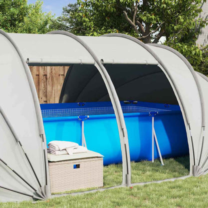 Pool Tent Dome Grey 538 x 440 x 204 cm