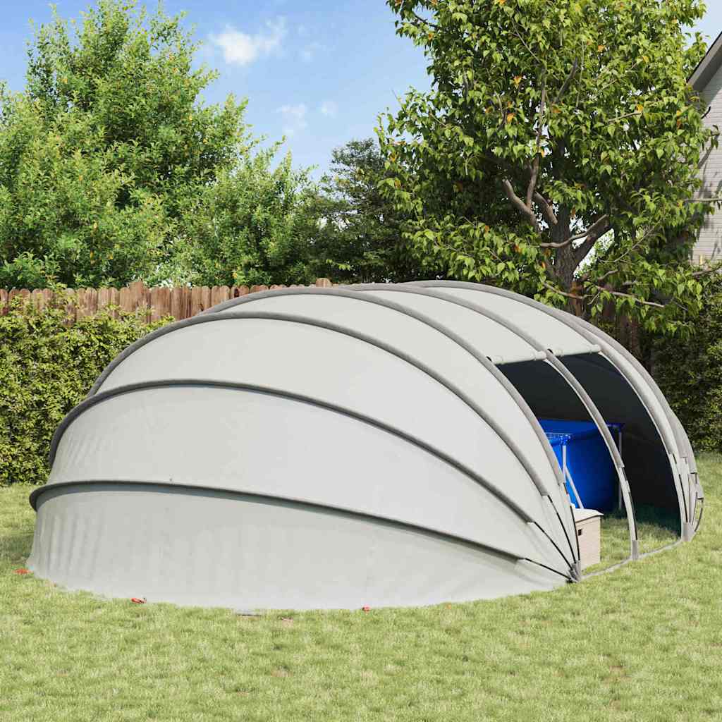 Pool Tent Dome Grey 538 x 440 x 204 cm