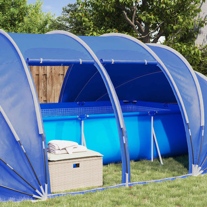 Pool Tent Dome Green 640 x 432 x 205 cm