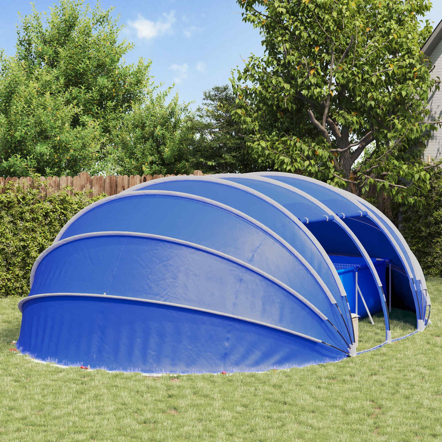 Pool Tent Dome Green 640 x 432 x 205 cm