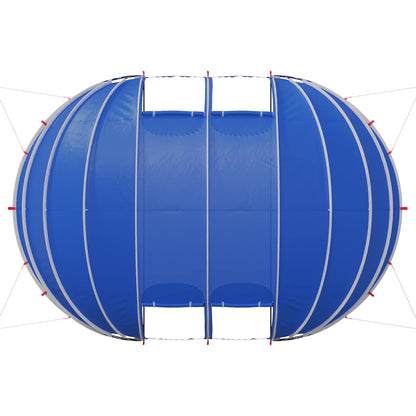 Pool Tent Dome Green 640 x 432 x 205 cm