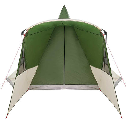 Teepee Tent 8-Person with Roof Green 720 x 465 x 295 cm